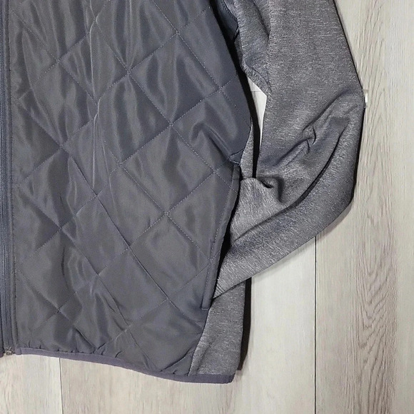 🛍Callaway Weather Series Grey Quilted Front Full‎ Zip Golf Jacket Mens XXL - Picture 3 of 8